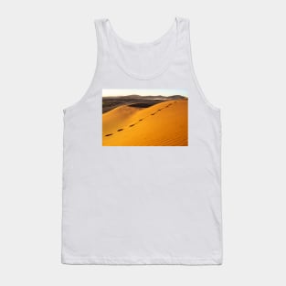 Footsteps in the sand. Tank Top